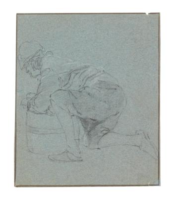 Cornelis Dusart Circle of (1660-1704) - Mistrovské kresby a tisky do roku 1900