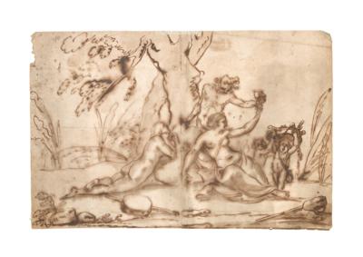 Nicolas Poussin Umkreis/Circle (1594-1665) - Meisterzeichnungen und Druckgraphik bis 1900