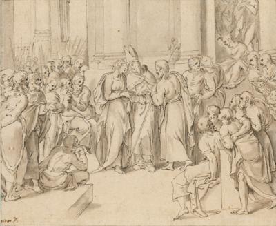 Giovanni Guerra zugeschrieben/attributed - Master Drawings and Prints until 1900