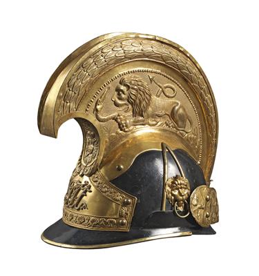 Helm Muster 1836 für Offiziere der k. k. "deutschen"Kavallerie (Kürassiere, Dragoner Chevaulegers) - Antique Arms, Uniforms and Militaria