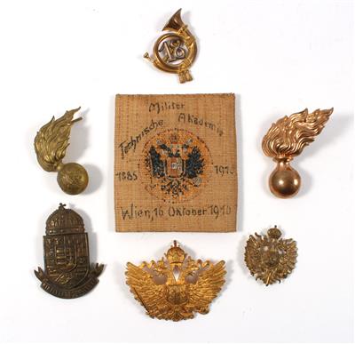 Konvolut militärisches Kleinmaterial, - Antique Arms, Uniforms and Militaria