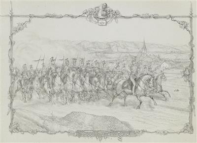 Künstler um 1840, - Historische Waffen, Uniformen, Militaria