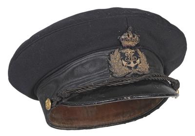 Marinekappe für Seefähnriche der k. u. k. Kriegsmarine nach 1910, - Armi d'epoca, uniformi e militaria