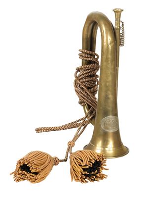 Signalhorn in F, - Historische Waffen, Uniformen, Militaria