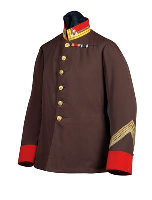 Waffenrock für einen Oberfeuerwerker der k. u. k. Artillerie - Armi d'epoca, uniformi e militaria