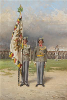Alexander Pock (Znaim 1871-190 Wien) - Historische Waffen, Uniformen, Militaria