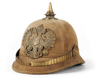 Korkhelm für Mannschaften der k. k. Gendarmerie M.1902 - Historische Waffen, Uniformen, Militaria