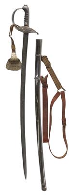 Säbel für Offiziere der k. k. Kavallerie, - Historische Waffen, Uniformen, Militaria