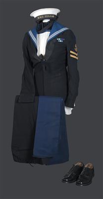 Großbritannien - komplette Uniform für einen POMA - Petty Officer Medical Assistant der Marinebasis HSM SULTAN, - Antique Arms, Uniforms and Militaria
