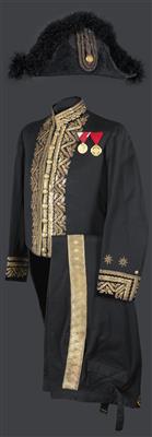 Komplette Gala-Uniform für Konsular-Beamte der 3. Kategorie des k. u. k. Ministeriums für Äußeres - Armi d'epoca, uniformi e militaria