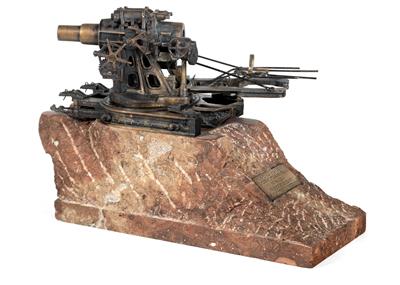 Modell des österreichischen 30,5 cm Mörsers, System Skoda, - Historische Waffen, Uniformen, Militaria