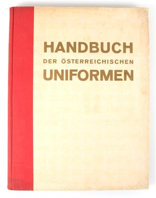 Handbuch der Österreichischen Uniformen - Armi d'epoca, uniformi e militaria