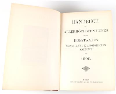 Handbuch des Allerhöchsten Hofes - Armi d'epoca, uniformi e militaria