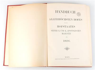 Handbuch des Allerhöchsten Hofes - Antique Arms, Uniforms and Militaria