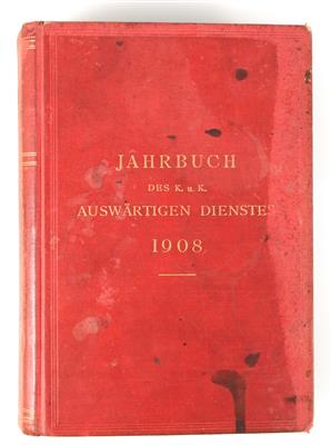 Jahrbuch des K. u. K. Auswärtigen Dienstes 1908 - Starožitné zbraně