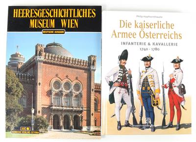 Konvolut Bücher und Broschüren, - Historische Waffen, Uniformen, Militaria