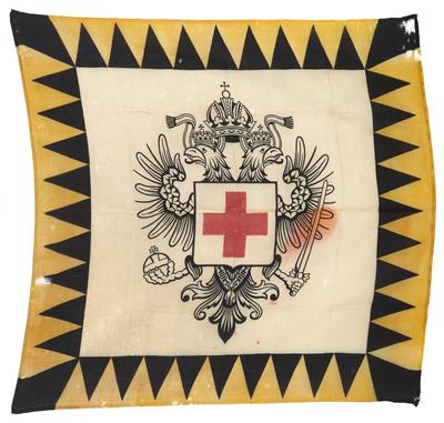 Flagge der Österreichischen Gesellschaft vom Roten Kreuz - Starožitné zbraně