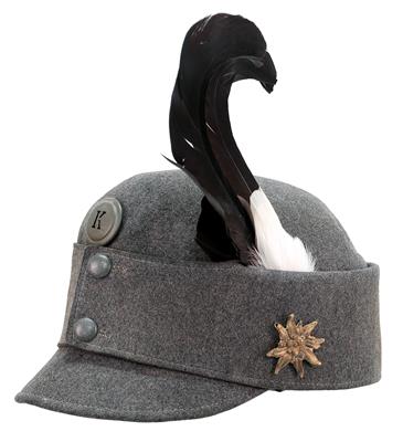 Feldkappe für Mannschaft der Kaiserjäger, - Armi d'epoca, uniformi e militaria