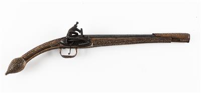 Miqueletschlosspistole, - Historische Waffen, Uniformen & Militaria