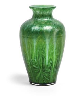 A small vase by Lötz Witwe, - Secese a umění 20. století