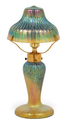 A small Bohemian table lamp, - Jugendstil e arte applicata del XX secolo