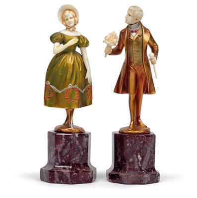 Ferdinand Preiss (1882-1943), A gallant Biedermeier couple, - Secese a umění 20. století