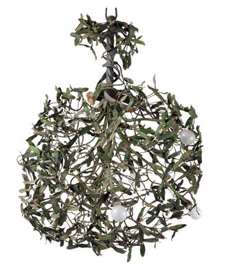 A French mistletoe chandelier, - Secese a umění 20. století