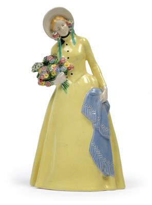 Johanna Meier-Michel, Kleine Jahreszeitenfigur Frühling, - Jugendstil und angewandte Kunst des 20. Jahrhunderts