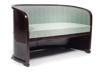 Josef Hoffmann, A settee no. 720, - Jugendstil e arte applicata del XX secolo