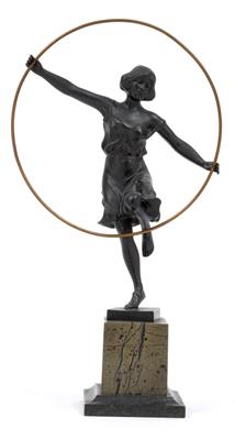R. W. Lange, A hoop player, - Jugendstil e arte applicata del XX secolo