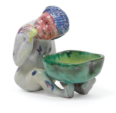 Vally Wieselthier, An ape sitting with a bowl, - Jugendstil and 20th Century Arts and Crafts