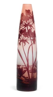 Vase mit Teichlandschaft, - Jugendstil und angewandte Kunst des 20. Jahrhunderts