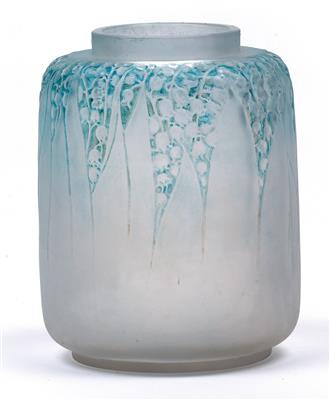 A René Lalique moulded “Muguet” vase, - Jugendstil e arte applicata del XX secolo