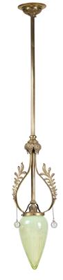 A Bohemian one-arm ceiling lamp - Jugendstil e arte applicata del XX secolo