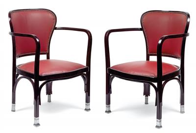 Gustav Siegel, A pair of armchairs, - Jugendstil e arte applicata del XX secolo