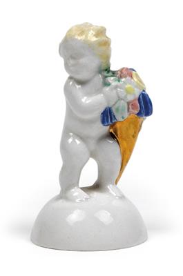 Michael Powolny, A small putto with a cornucopia, - Jugendstil and 20th Century Arts and Crafts