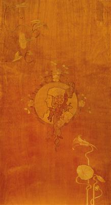A panel with a Byzantine head, - Jugendstil e arte applicata del XX secolo