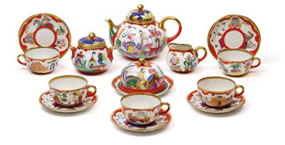 Franz von Zülow (1883 Vienna 1963), A nine-piece tea service, - Jugendstil and 20th Century Arts and Crafts