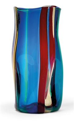 Fulvio Bianconi (Padua 1915-1996 Milan), A vase “a fasce verticali”, - Jugendstil and 20th Century Arts and Crafts