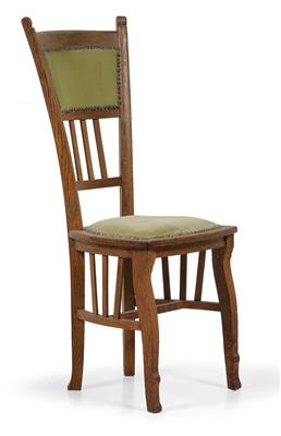 A chair by Gustave Serrurier-Bovy, - Jugendstil and 20th Century Arts and Crafts