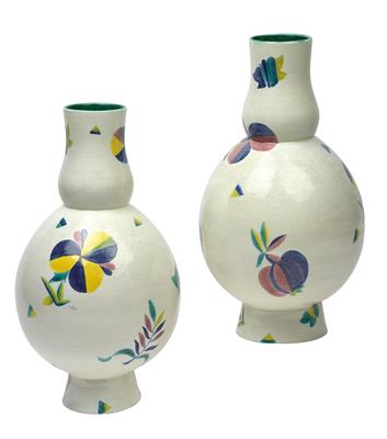 Hilda Jesser (Marburg 1894-1985 Vienna), A pair of vases, - Jugendstil e arte applicata del XX secolo