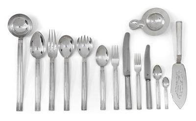 Otto Prutscher, A 49-piece “Imperial” cutlery set in a case, - Secese a umění 20. století