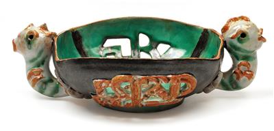 Vally Wieselthier, A bowl with animal-shaped handles, - Secese a umění 20. století