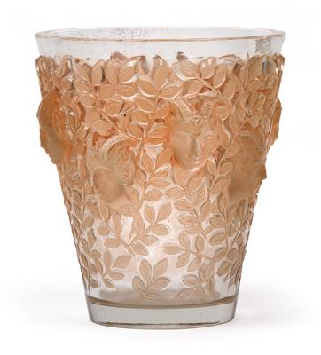 A moulded “Silènes” vase by René Lalique, - Jugendstil and 20th Century Arts and Crafts