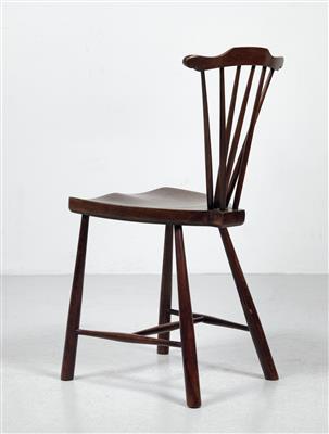 Adolf Loos, “fan-back chair”, model cf inter alia Otto Beck apartment, Pilsen 1908 and Josef Vogl apartment, Pilsen, 1929 - Secese a umění 20. století