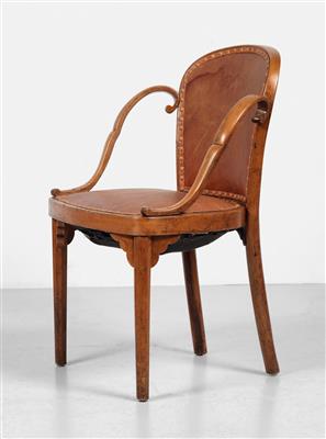 An armchair, attributed to Otto Prutscher, Vienna c. 1910 - Jugendstil e arte applicata del XX secolo