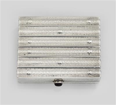 Josef Hoffmann, a cigarette case, designed in 1920, executed by the Wiener Werkstätte, c. 1922 - Jugendstil and 20th Century Arts and Crafts