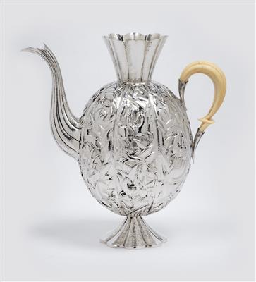 Karl Hagenauer, a coffee pot, Werkstätte Hagenauer, Vienna, as of May 1922 - Jugendstil e arte applicata del XX secolo