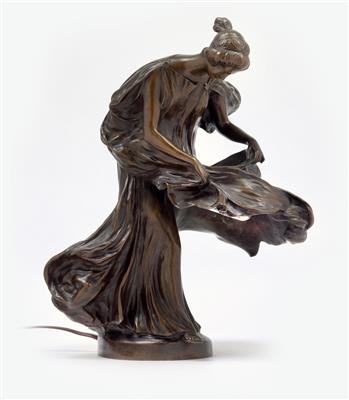 Leo Laporte-Blairsy (France 1867-1923), a table lamp “Dancer Loie Fuller”, France, c. 1900 - Jugendstil and 20th Century Arts and Crafts