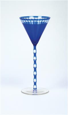 Otto Prutscher, a goblet, designed c. 1907, executed by Meyr’s Neffe, Adolf, merchant-employer: E. Bakalowits Söhne, Vienna - Secese a umění 20. století